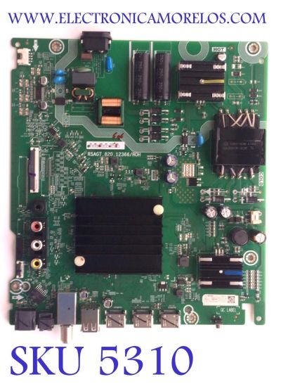 MAIN FUENTE (COMBO) PARA TV HISENSE ((GOOGLE TV)) / NUMERO DE PARTE 315241 / RSAG7.820.12366/ROH / 315240 / 505A53FUA(0011) / PANEL HD500Y1U91-T0L2\GM\GCKD3A\ROH / DISPLAY CV500U2-L01 REV:02 / MODELOS 50A6H / 50A65H 505A53FUA